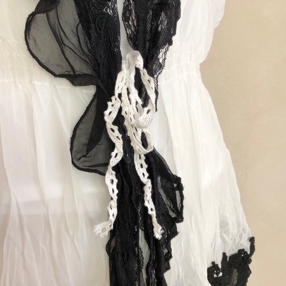 NWT Pretty Angel sheer waist tie top - Picture 3 of 7